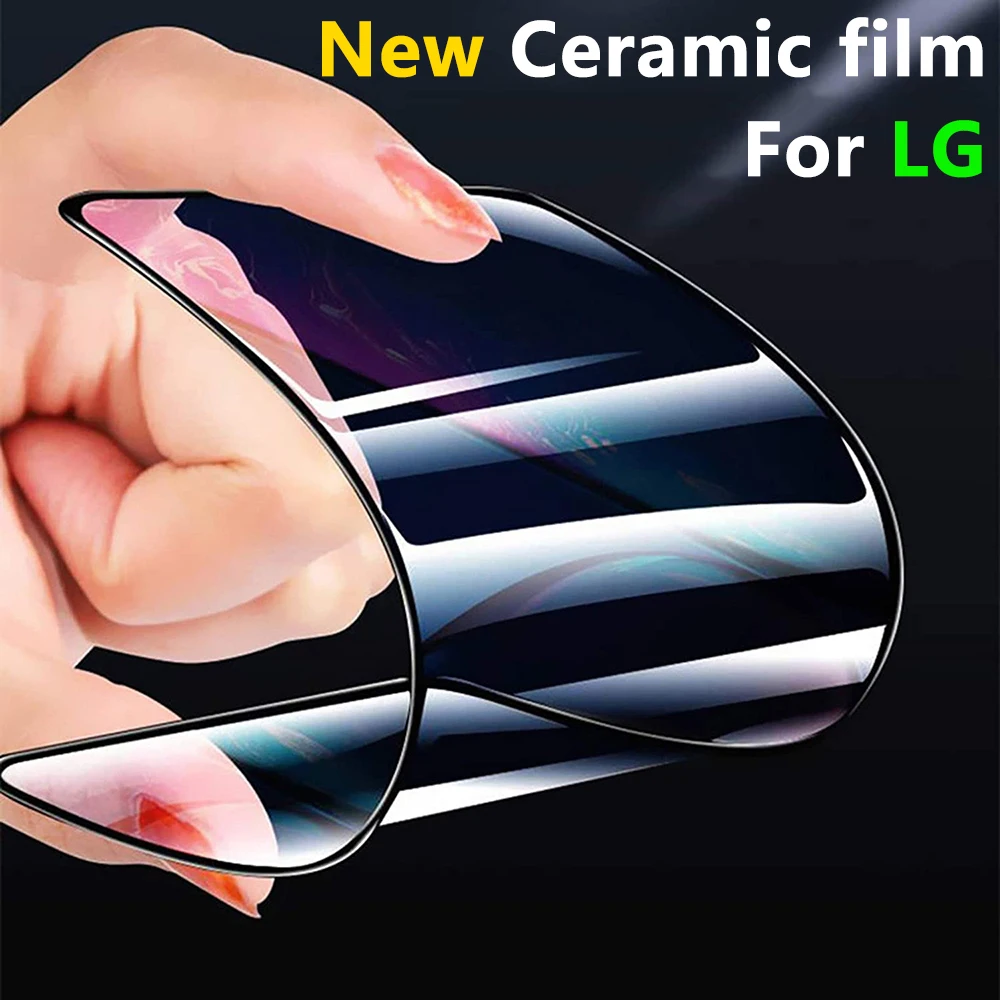 New Ceramic Film for LG K42 K50S K62 K92 Screen Protector full coverage Super Toughness Anti-broken