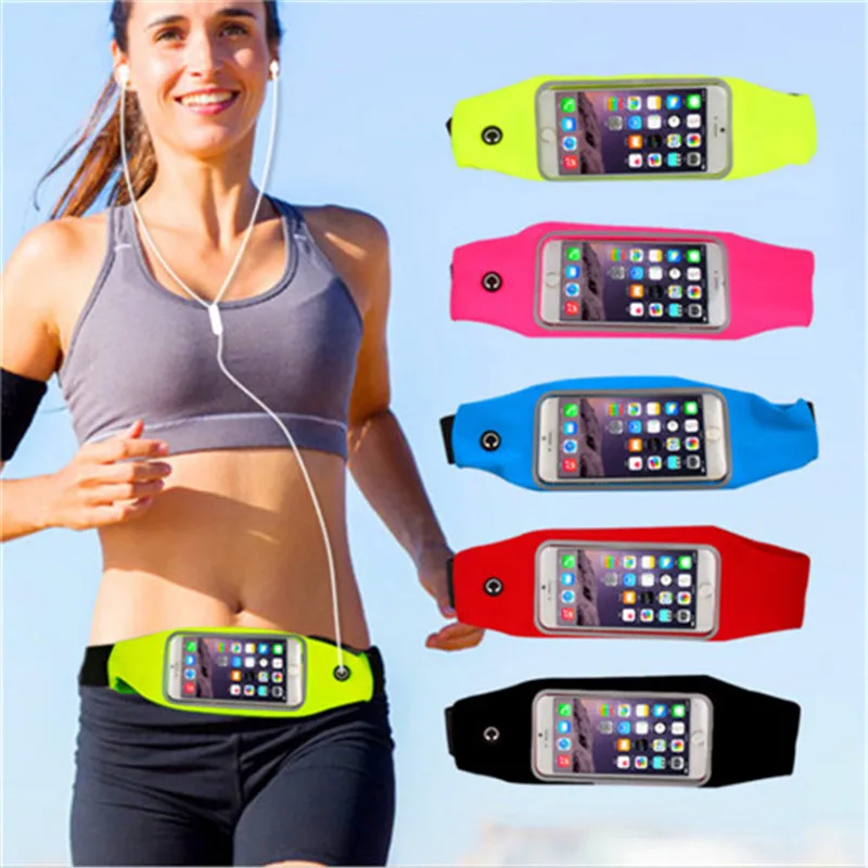 Braçadeiras impermeáveis touch screen para homens e mulheres, bolsas de telefone, esportes e fitness, acessórios running, smartphone, 4.0-6.2\