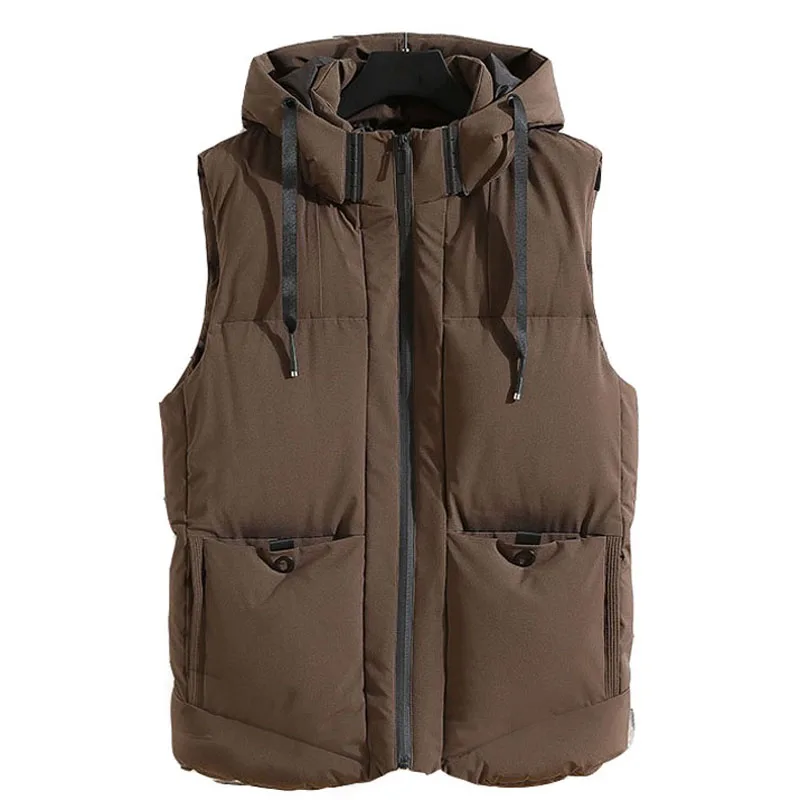 

140kg Plus size Autumn winter men vest 5XL 6XL 7XL 8XL Bust 143cm Men vest 3 colors