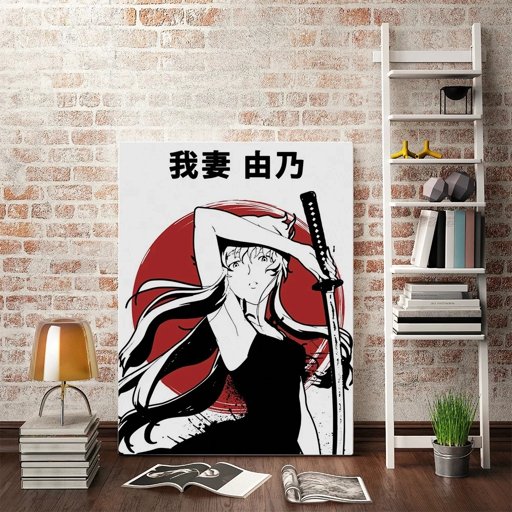 Canvas Painting Anime Future Diary Wall Art Print Japan Animation Poster Home Decor Modular Pictures For Living Room Decoration