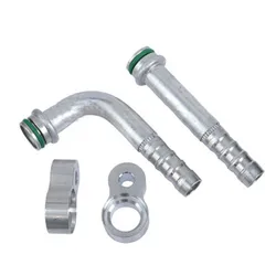 Auto Air Conditioning Ac Hose Connector 134a Cold Air Pipe Connector With Nozzles Hose Fittings