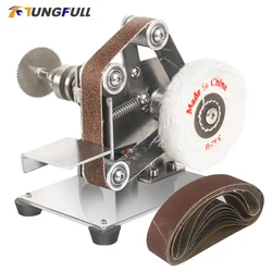 Belt Grinder DIY Electric Sander Polisher Portable Machine Grinding Belt Sander machine Edges Sharpener Machine Belt Grinder