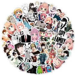 10/50Pcs Japan Spy × Family Anime Stickers Suitcase Skateboard Laptop Luggage Phone Cartoon Cute Stickers Decal Kids Gift Toy