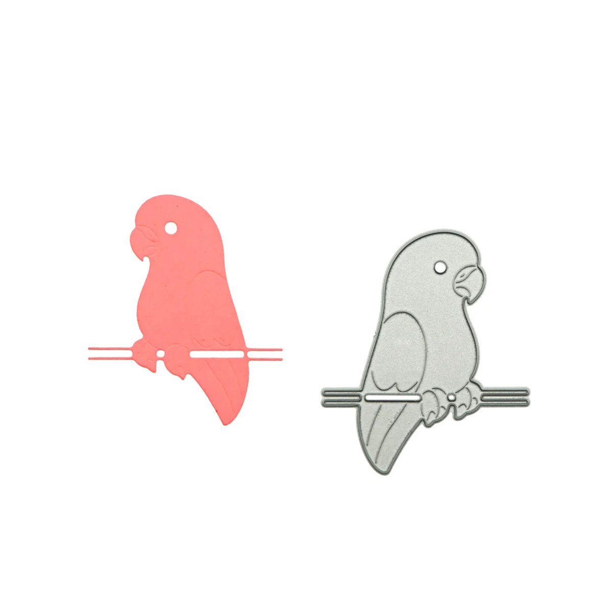 Metal Cutting Dies Cartoon Style Parrot Bird For Scrapbooking Decorating Craft Paper Clip Art Die Cutter Stencil Mold