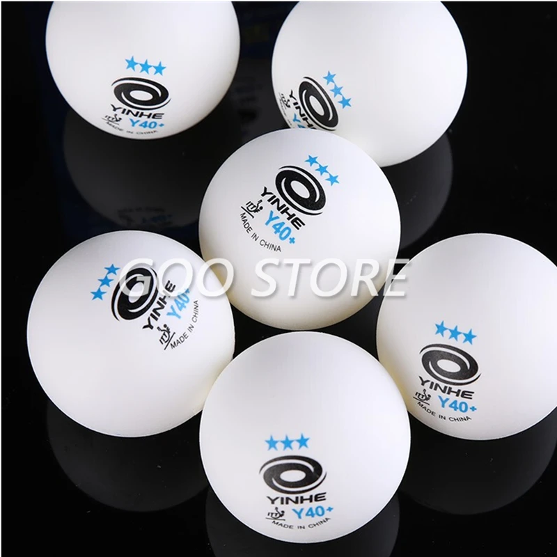 YINHE 3-Star Y40+ H40+ Table Tennis Balls (3 Star, New Material 3-Star Seamed ABS Balls) Plastic Poly Ping Pong Balls