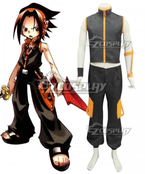 

Shaman King Yoh Asakura Adult Uniform Outfit Suit Halloween Carnival Suit Party Clothings Set Festival Cosplay Costume E001