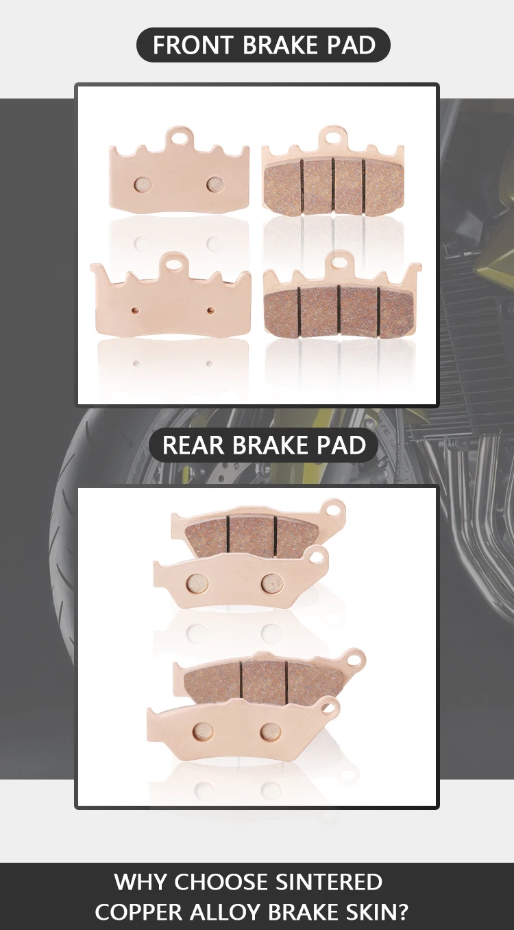 Motorcycle Front Rear Brake Pads for BMW R 1200GS R1200GS Adventure R1200R R1200RS R 1200 RT 1200 RS R 1200 GS