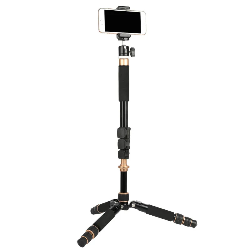 Tabletop Tripod Compact Light Weight Travel Portable Camera Tripod for Phone Canon Nikon Sony DSLR Video Camera with Carry Case