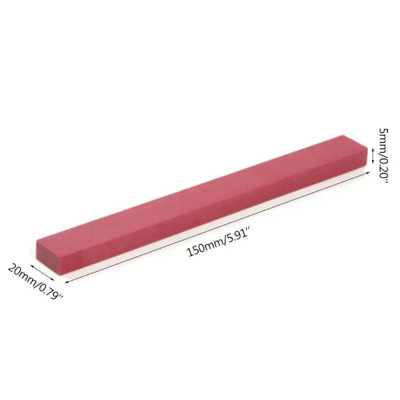 Grit #3000 Rectangle Ruby Knife Sharpening Grindstone Whetstone Polishing Stone Oil Stone