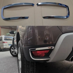 Stainless Steel Car Chrome Rear Tail Fog Llights Lamp Cover for Renault Dacia Duster 2018-2023