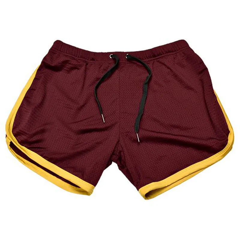 2024 Men\'s Sports Gym Athletic Shorts Middle Trousers Elastic Band Sports Man Middle Soft Cotton Blend Running