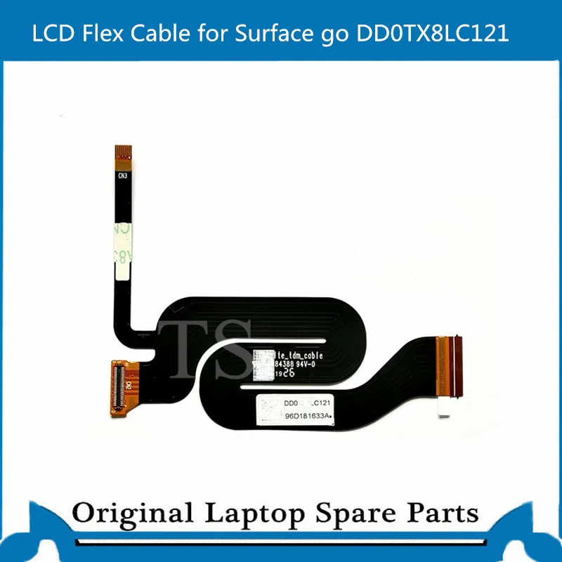 Cabo lcd flexível genuíno para superfície go, cabo de tela lcd de 10 polegadas 1824