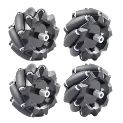 20KG Load 97mm Omni Mecanum Wheel with 4/6mm Couplings for Arduino Raspberry Pi DIY STEM Toy Parts