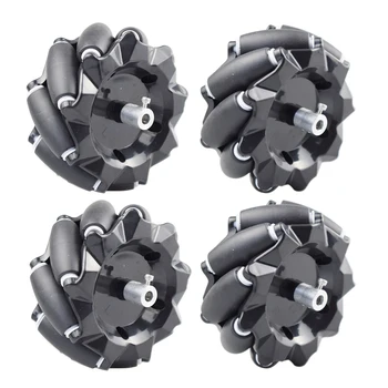 Roue Omni Mecanum 97mm, charge 20KG, avec accouplements 4/6m...