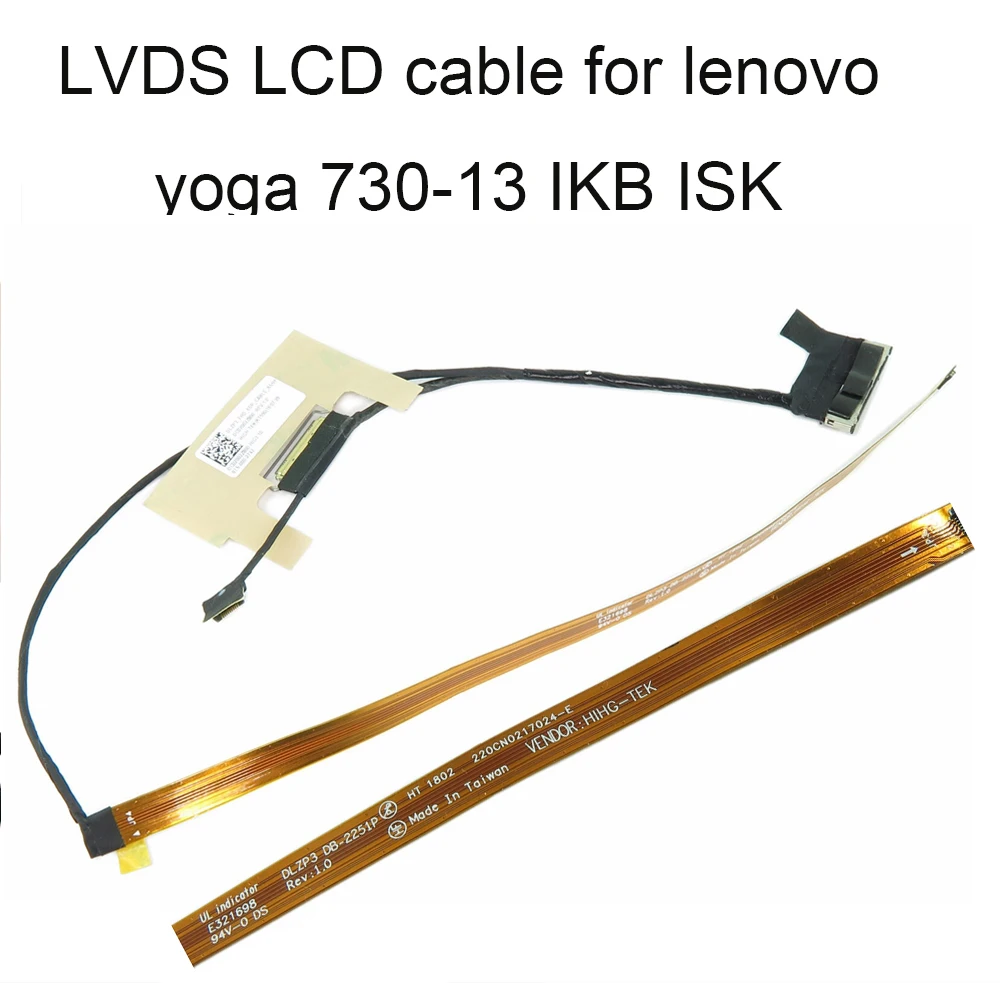 Connector LCD LVDS Video Cable For lenovo yoga 730-13IKB 730-13ISK DLZP3 FHD 5C10Q95877 DC02002Z800 DC02003GC00 5C10Q95923 30PIN