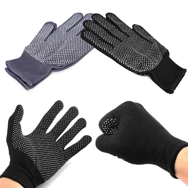 1Pair Hair Straightener Perm Curling Hairdressing Heat Resistant Finger Glove Hair Care Styling Tools Thermal Styling Gloves