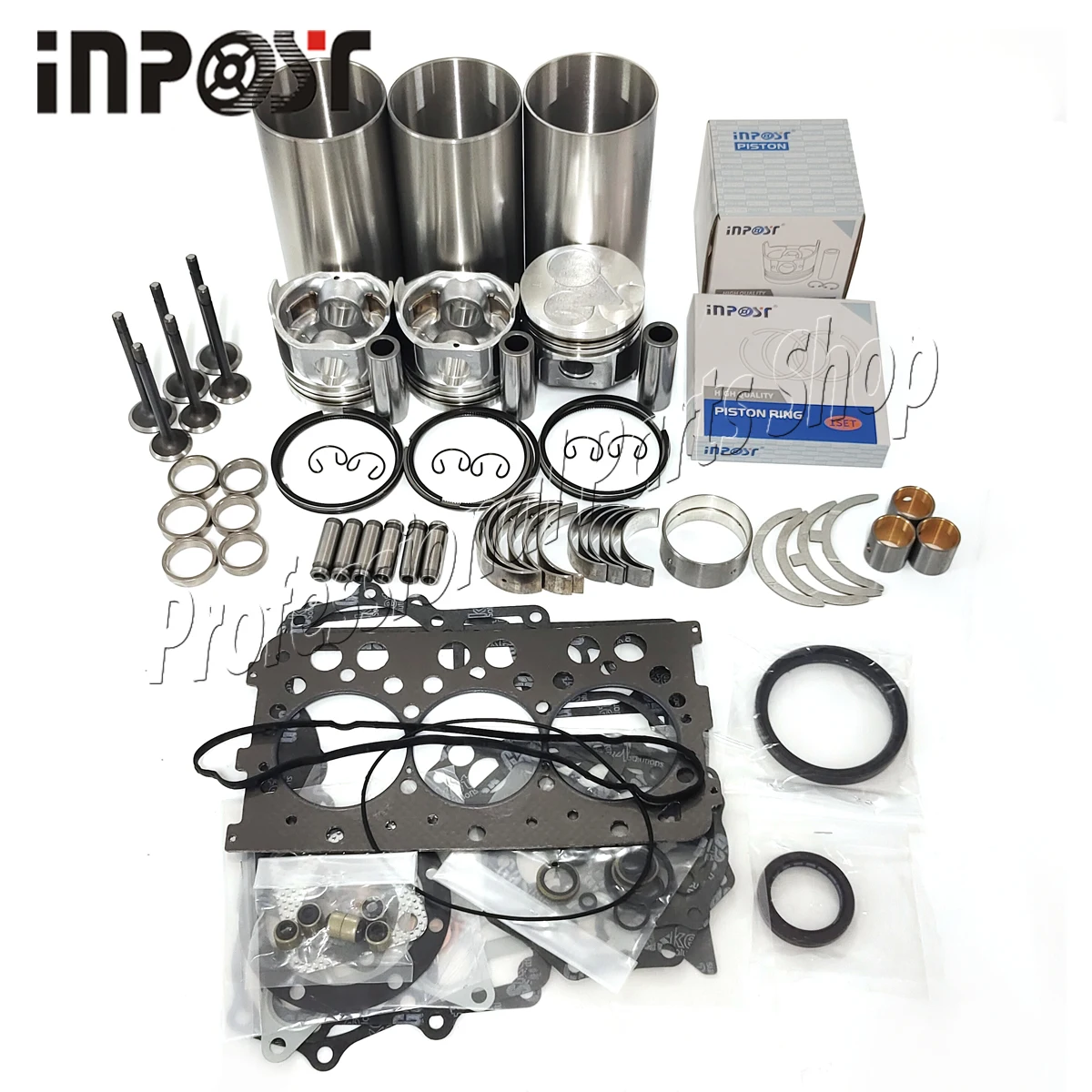 Engine Overhaul Rebuild Kit for Kubota D1105 Engine B2400HST B2620HSD B7610HSD