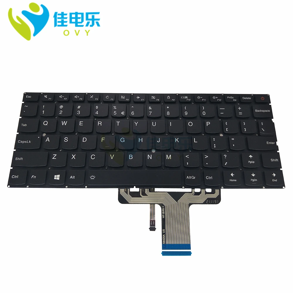 US English Laptop Backlit Keyboard For Lenovo 510S-13ISK 13IKB 710s-13IKB 710S-13ISK Plus-13ISK Plus-13IKB Air 13 Pro SN20K82411