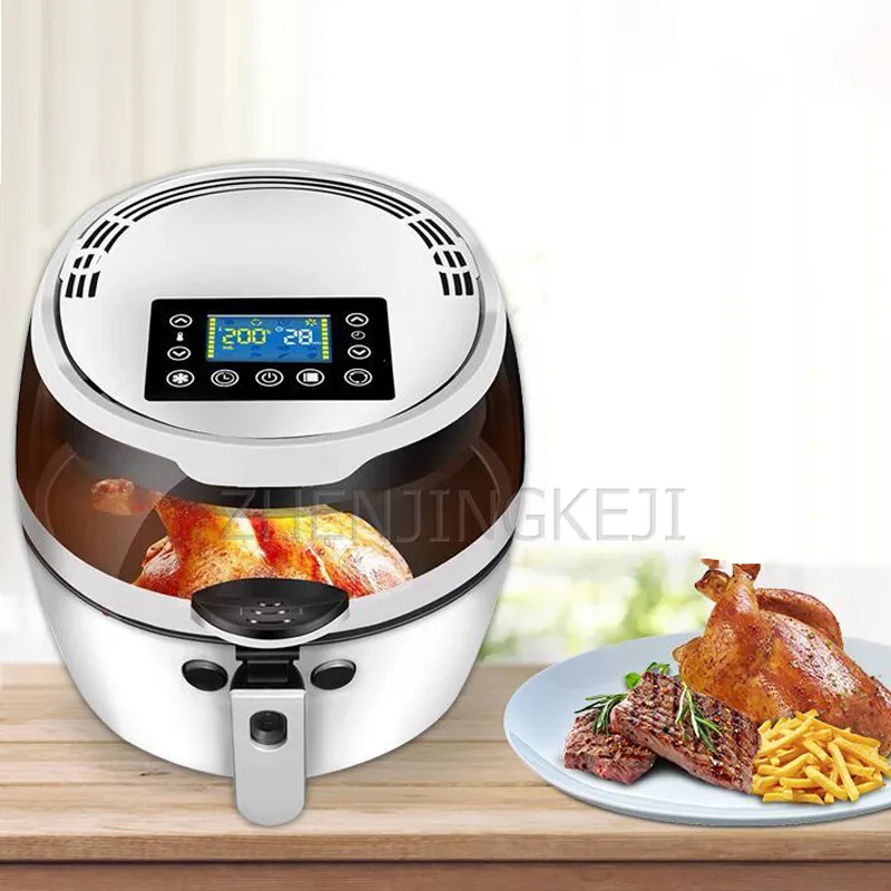 Automatic Stir fry Visible Air fryer Home Intelligent 8L High Capacity Fully Automatic Multifunction Fryer Electric Roast Pot