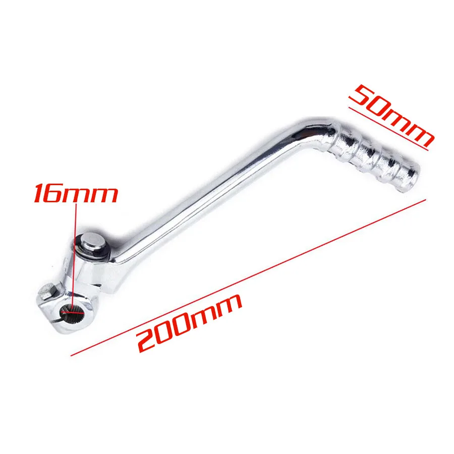 13mm 16mm Motorcycle Pit bike Kick Start Lever Pedal For Kawasaki KE KL/KLX/KX/KDX/KZ/125/175/200 YX 50-160CC Engine