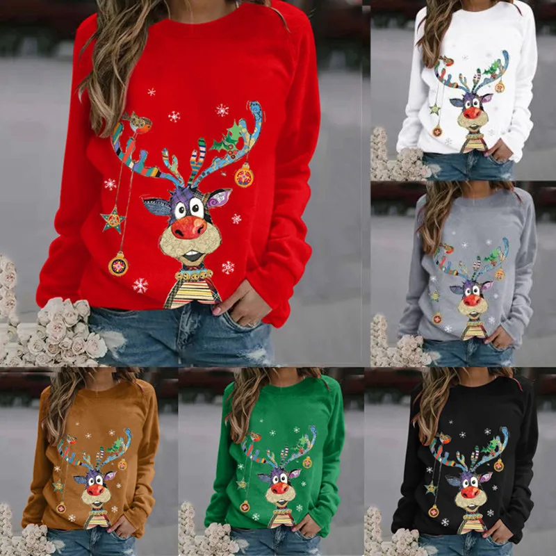 3D Funny Christmas printing Ugly Christmas Sweater Jumper Men Women Autumn Winter Clothing Tops Crew Neck Christmas gift