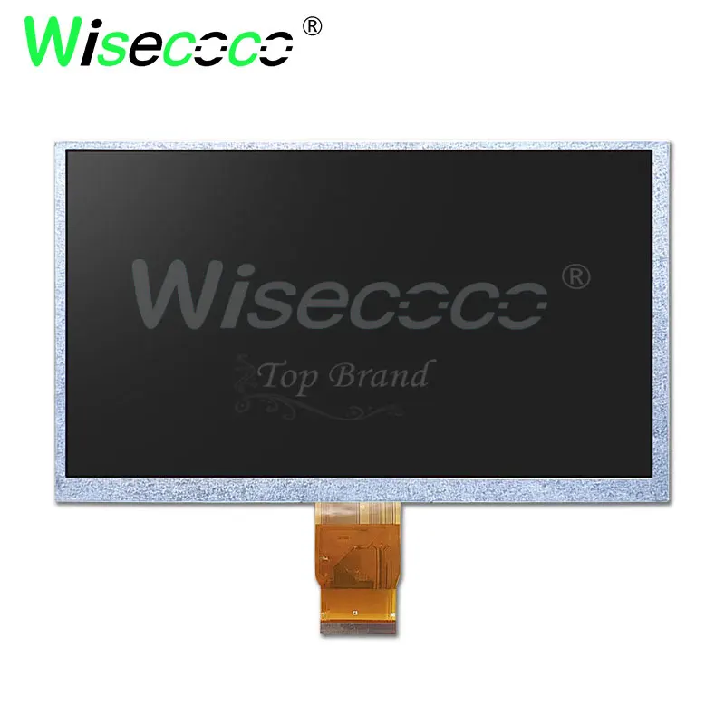 wisecoco 9 inch 50pins antiglare lcd 800x480 for portable DVD player digital photo frame with vga  driver board AT090TN12