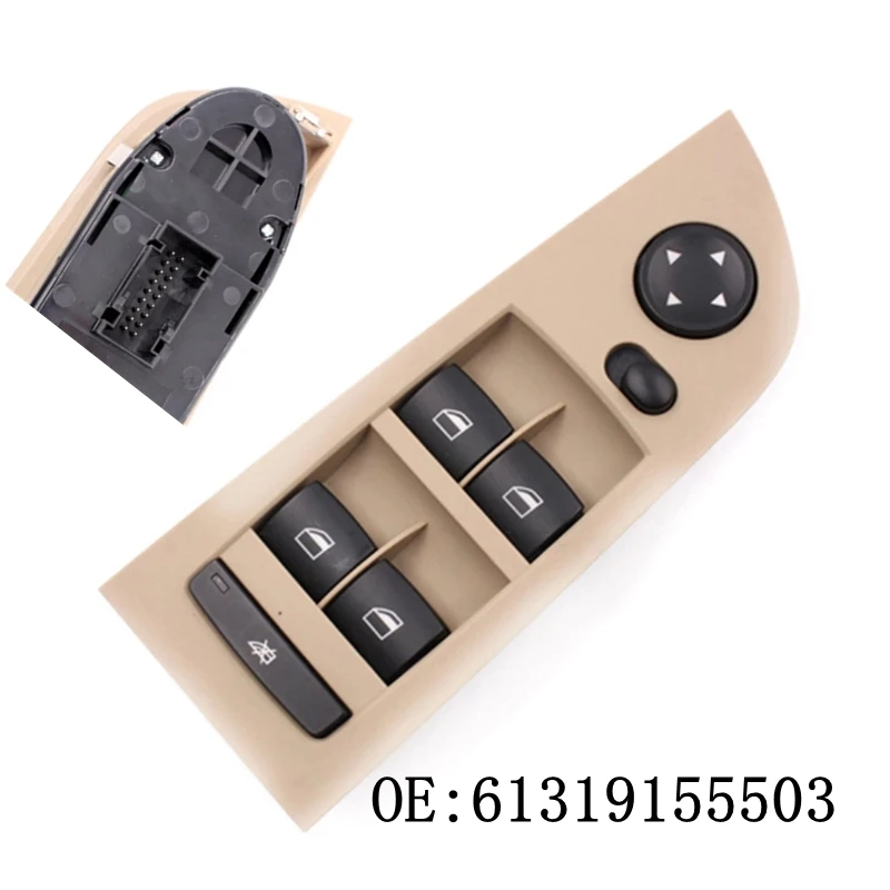 High Quality Beige Color 61319155503 Power Window Master Control Switch Fit For B M W 61319155503 Car Accessories