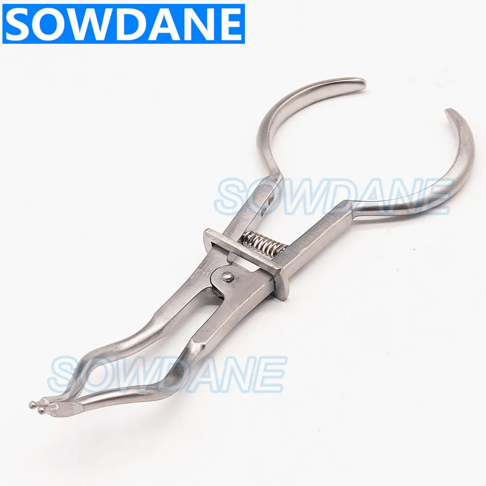 Dental Rubber Dam Forcep Plier Rubber Dam Clamp Light weight Ivory Plier for Clamp Clip Dental Slim Tip Instrument Tool