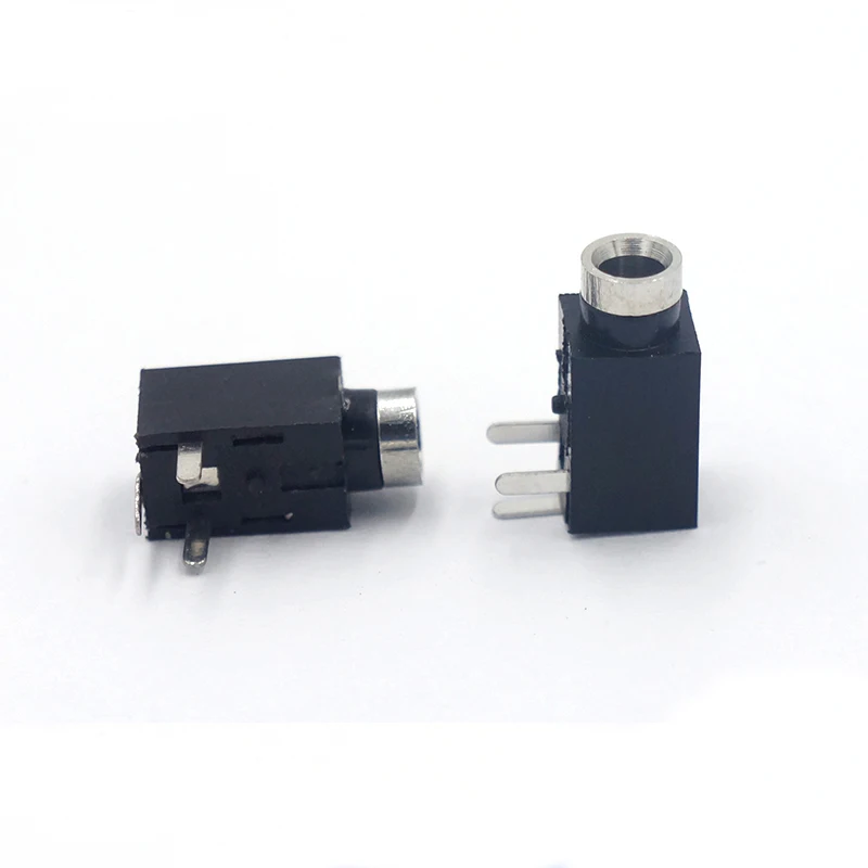 10Pcs PJ-210 DC Power Socket Connector แหล่งจ่ายไฟหญิงเชื่อมต่อแจ็ค3pin PJ210
