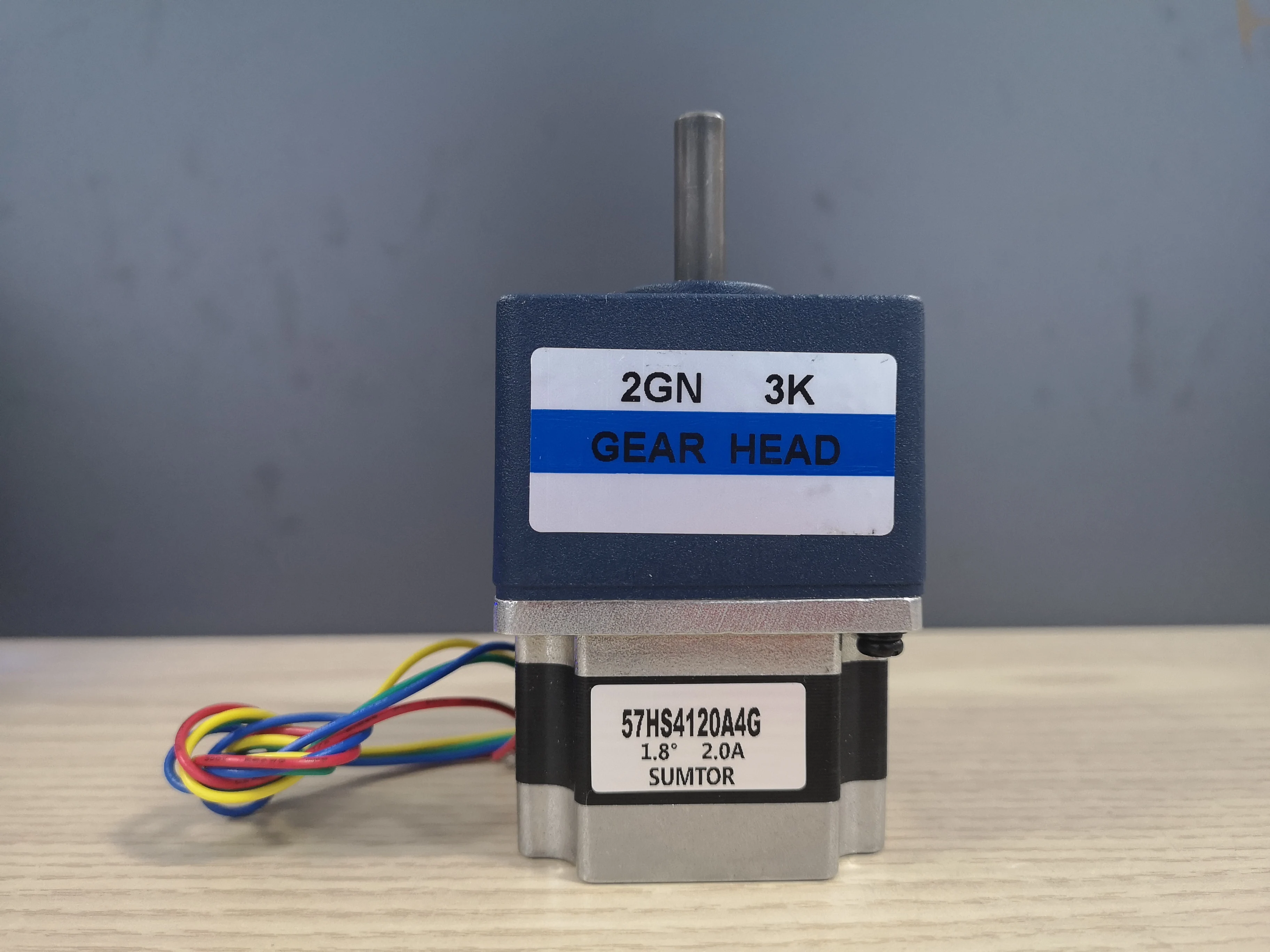 Ratio 3:1 or 5:1 or 10:1 NEMA 23 Geared Stepper Motor 57mm Gearbox Stepper Motor Length 41mm 0.55N.m 2A