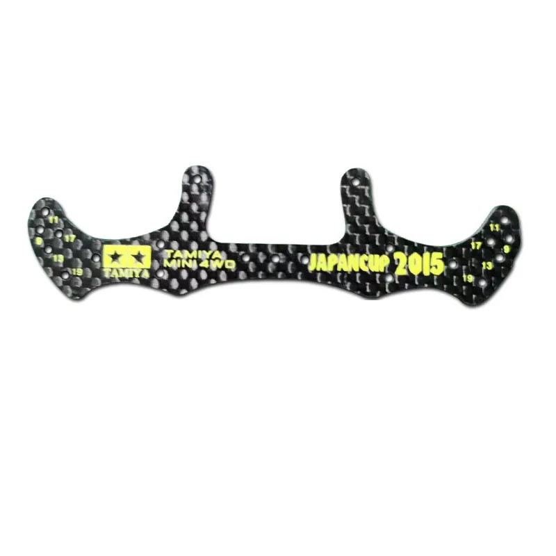 J-CUP 2015 Carbon Fiber Front Rear Plate For Tamiya MINI 4WD Toy Car Carbon Fiber Parts 1.5mm Car Model 95088 95089