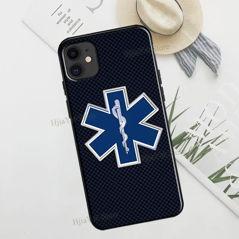 Star Of Life TPU Case For iPhone 12 13 Pro Max mini X XR XS Max 6S 7 8 Plus SE 2020 11 14 Pro Max Cover