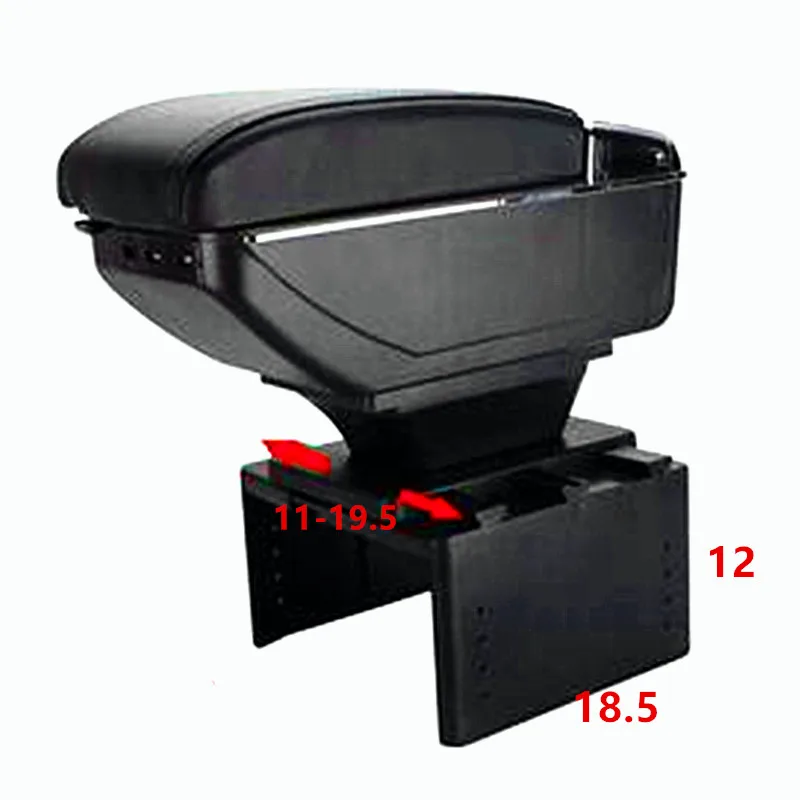 For Toyota Picnic Prius Qualis Ractis Rav Sienna Starlet car armrest storage box center console leather cup holder car styling