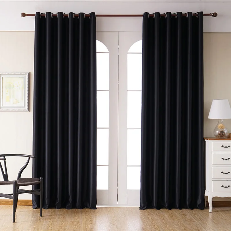 Modern Blackout Curtains Window For Living Room Thick Curtain For Bedroom High Shading Drapes Blinds For Kitchen Curtains Custom