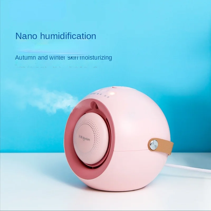 Miniventilador de calefacción eléctrico portátil para oficina, humidificador de refrigeración y calefacción, integración multifuncional