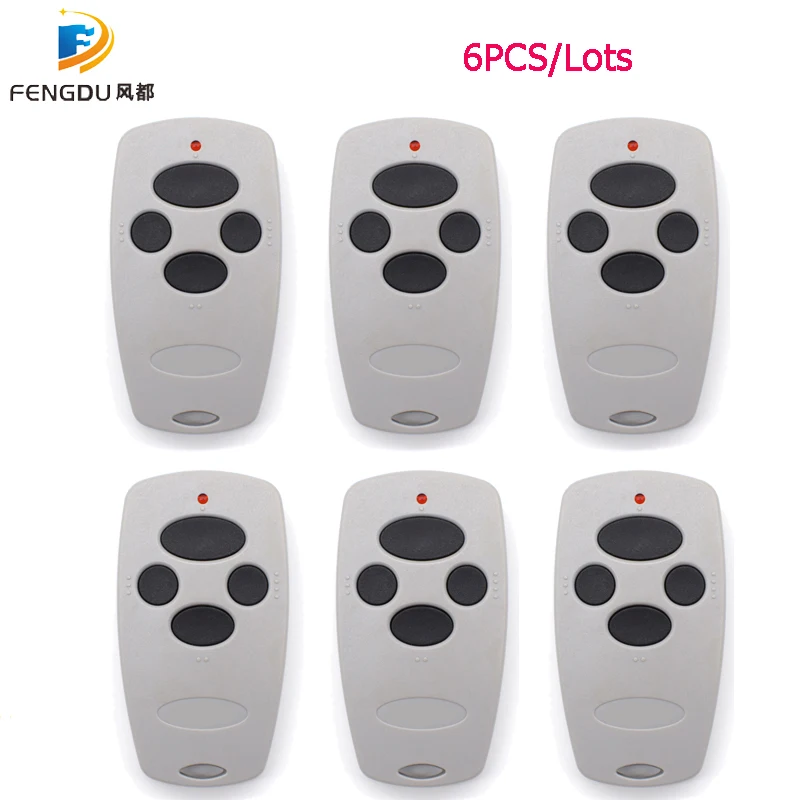 

6PCS Remote Control For Gate DOORHAN TRANSMITTER 4 Car Garage 433MHz Rolling Code Blister Package Keychain Barrier