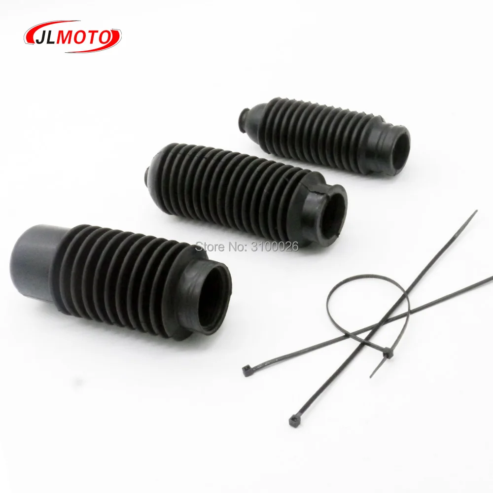 

Gear Rack and Pinion Bellows Kit Rubber Gear Boot Cover Fit For Steering Gear Rack and Pinion UTV ATV Buggy Go Kart Golf Bike