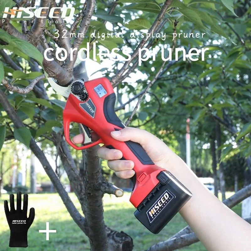 32mm Cordless Electric Pruner Light Weight Portable Pruner