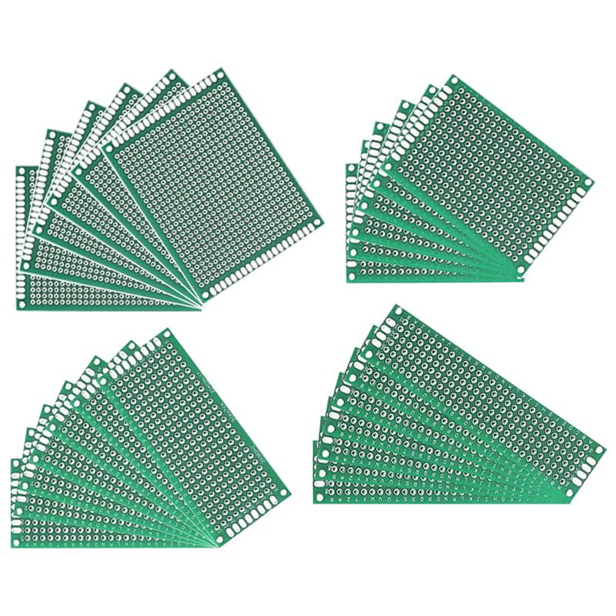 20pcs/lot 5x7 4x6 3x7 2x8 Cm Single Side Prototype PCB Printed Circuit Board 5*7 4*6 3*7 2*8 Universal Board PCB Soldering Plate