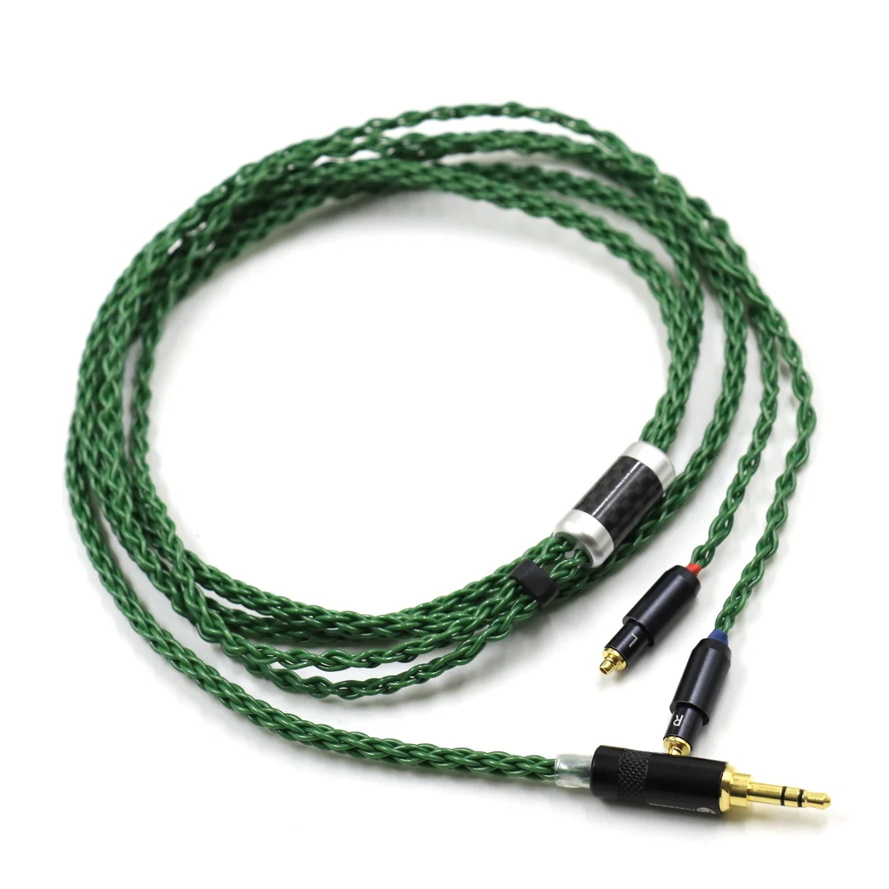 Haldane DIY 2.5mm/4.4mm/3.5mm Audio Wire Silver Plated Headphone Upgrade Replacement Cable for Shure SRH1540 SRH1840 SRH1440