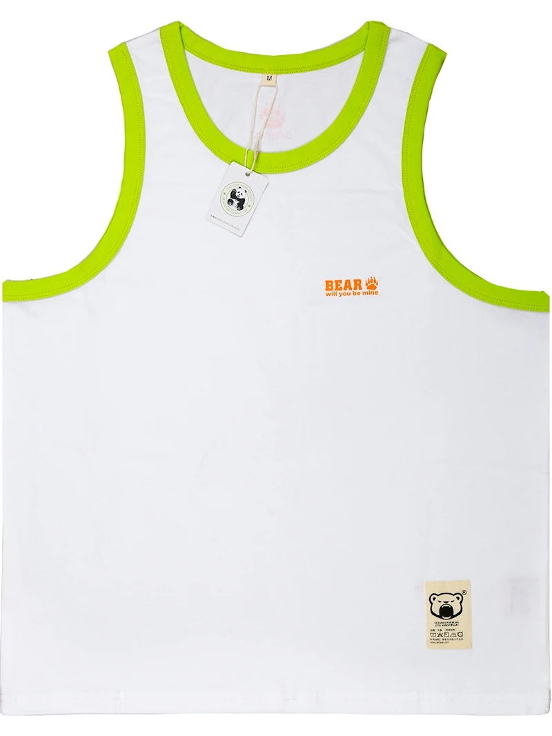 Bear Paw Claw 플러스 사이즈 코튼 언더셔츠, 남성용 탱크 탑, 게이 베어 조끼, Bear M L XL XXL용으로 설계됨