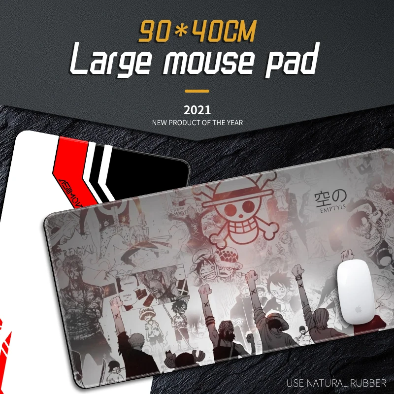 

90*40 Large Mouse Pad Game Mouse Mat Lock Edge Carpet XL Thickened Keyboard Mad Rubber Base Non-Slip Mouse Pad Graffiti Desk Mad