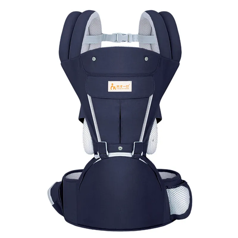 Baby carrier canguru, ergonômico, respirável, com alça, virado para a frente do bebê, recém-nascido, viagem de 0-48 meses, bolsa para bebê