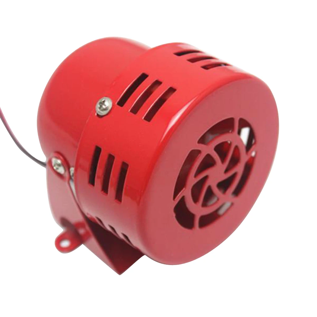 Power 12V Car Truck Motor Driven Air Raid Siren Horn Police Fire Alarm Loud