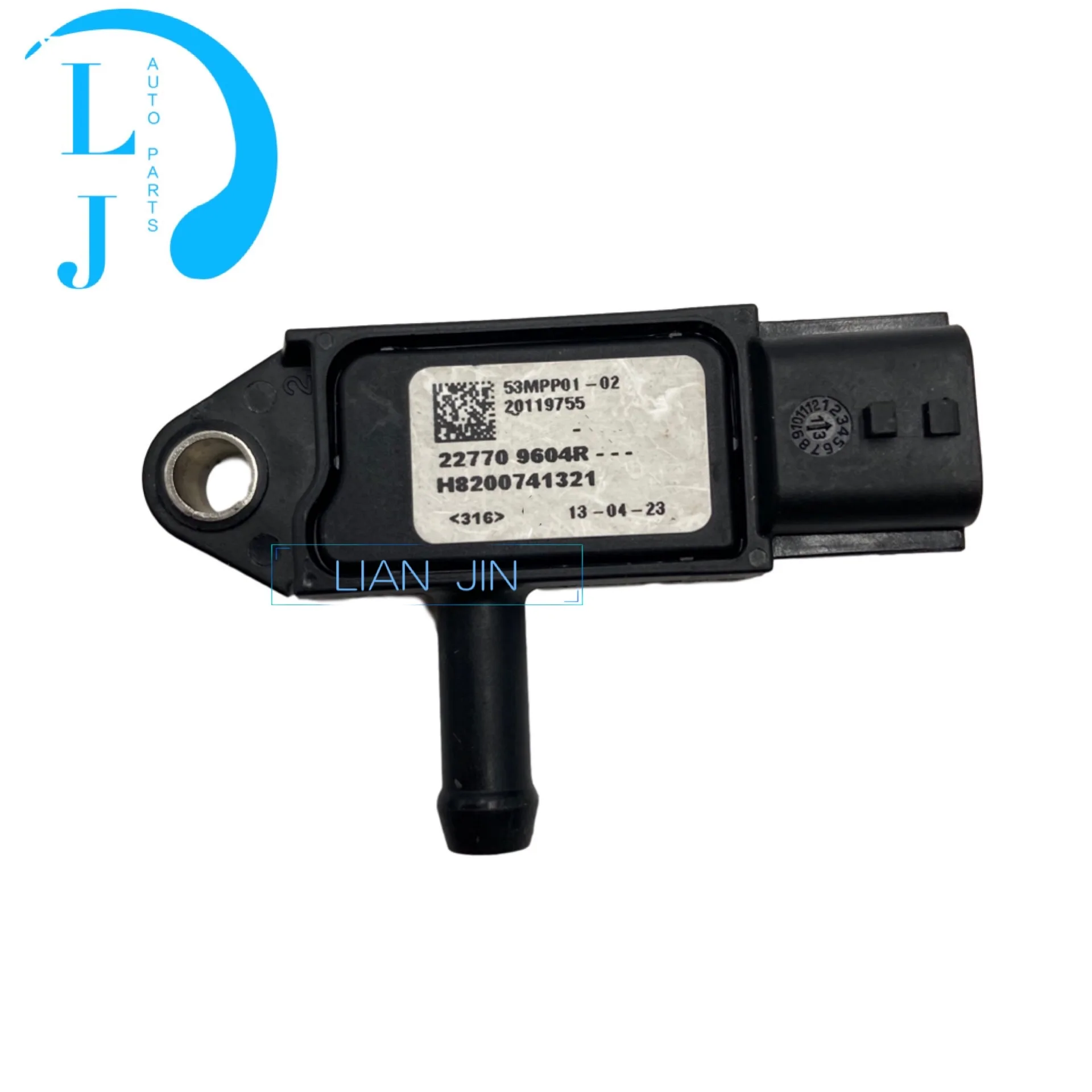 8200741321   53MPP01-02 Nowy czujnik różnicy ciśnień wydechu DPF do RENAULT 1.5 1.9 2.0 DCI Dacia Opel NISSAN 227709604 R