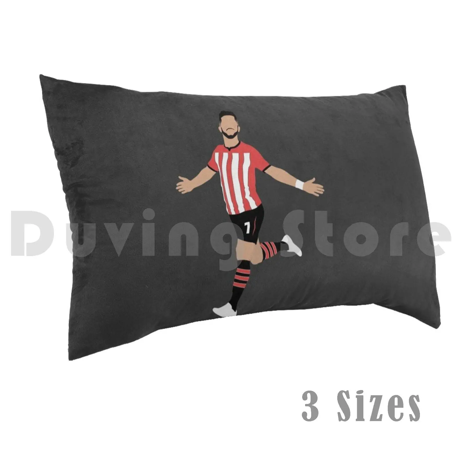 Shane Long , Southampton. Pillow Case Printed 50x75 Long Long Art Long Long Southampton Southampton