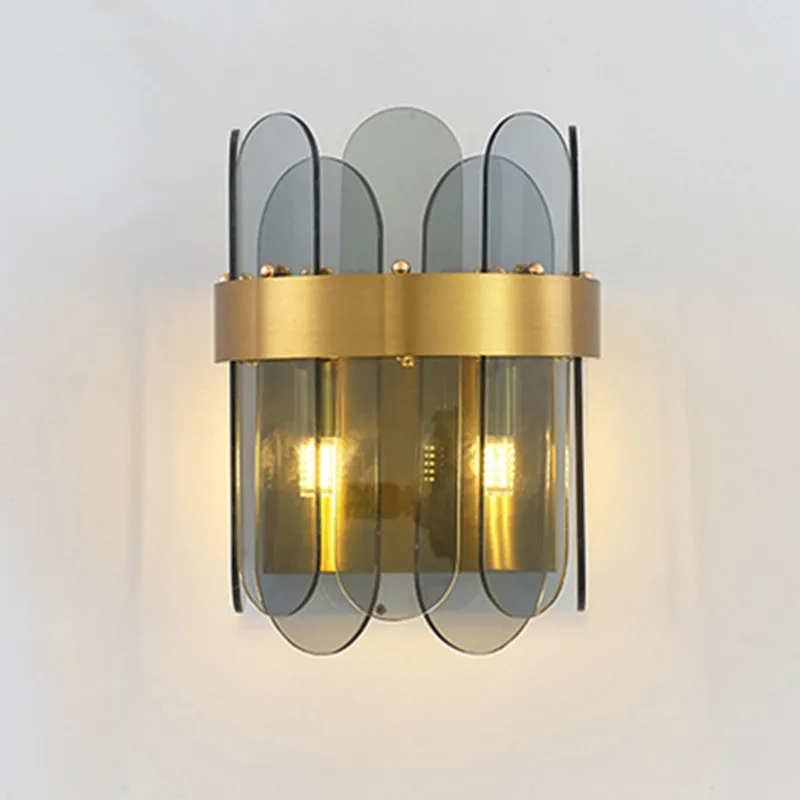 

Light luxury Post-modern wall lamp bedroom bedside corridor aisle staircase wall lamp living room TV background wall lamp