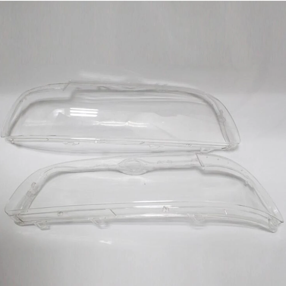 Car Front Headlight Lens Cover For BMW E39 5 1999 2000 2001 2002  glass Auto Shell Headlamp Lampshade transparent