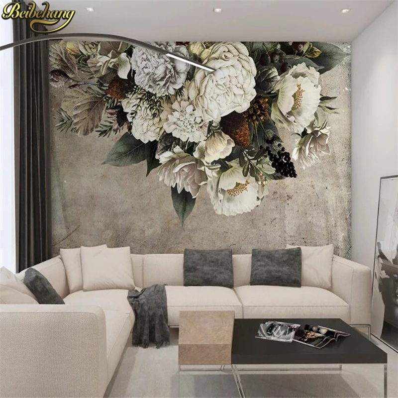 

beibehang custom photo wallpaper for walls 3d Romantic painting rose flower living room bedroom mural wall paper papel de parede