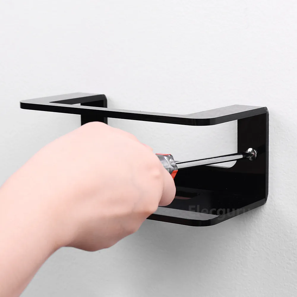 جدار جبل حامل ل NETGEAR شبكة WiFi 6 نظام (MK62 MS60 MR60) الاكريليك الحائط قوس موزع إنترنت واي فاي الجرف صندوق تخزين